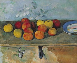 Still Life of Apples and Biscuits